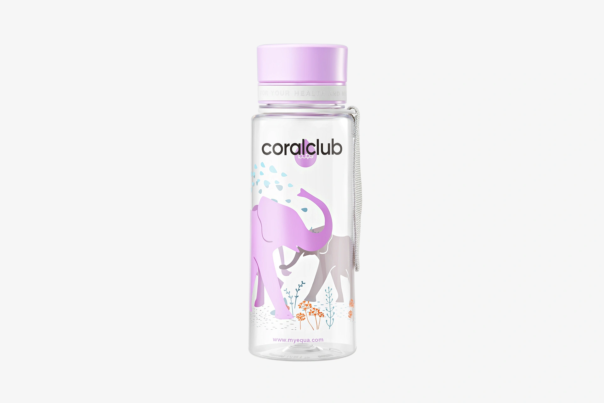 Пляшка для води EQUA "Слони"